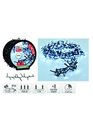 MICROCLUSTER 1250 LED LUZ BLANCA 20M.