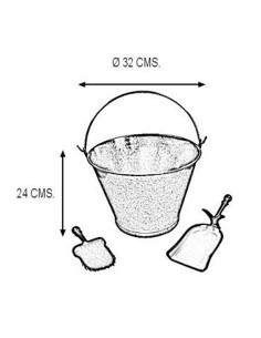KIT LIMPIEZA CHIMENEA CUBO C. PALA Y CEP 2