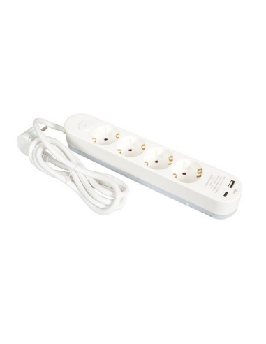 BASE C/INTER. 4 TOMAS USB A+C DUOLEC