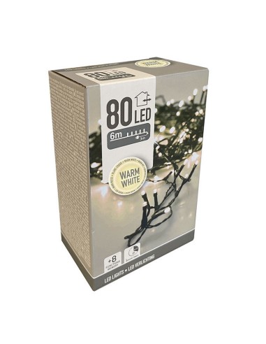 ILUMINACIÓN LED INT/EXT 80 LED B. CALIDO