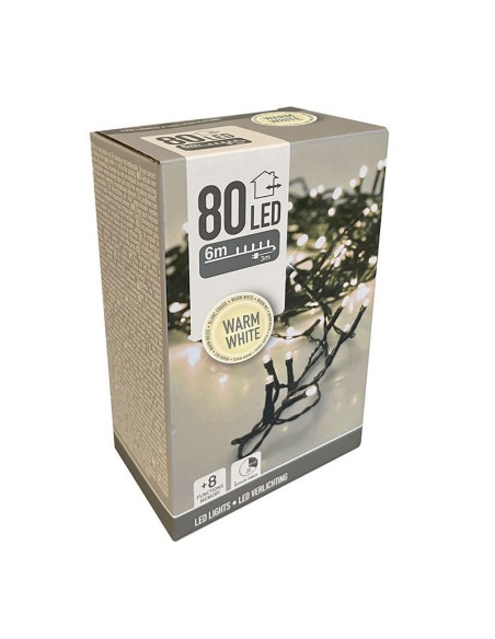 ILUMINACIÓN LED INT/EXT 80 LED B. CALIDO
