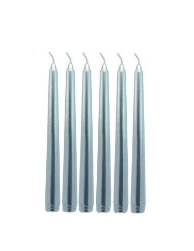 VELA PLATA 20X2,1CM. 39,6 GR.6 UNIDADES