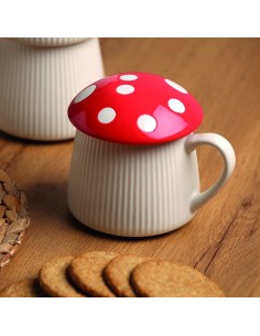 TAZA CON TAPA SET ROJA 2