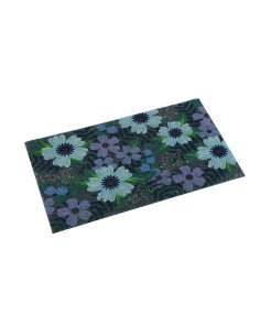 FELPUDO FLORAL 40X70 CM.