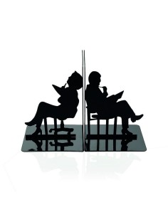 SUJETALIBROS METALICO LECTORES