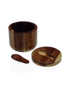 BOTE ESPECIAS CON CUCHARA 10X10X9,6CM. 2