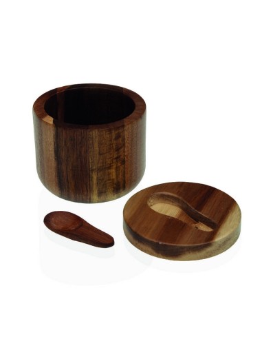 BOTE ESPECIAS CON CUCHARA 10X10X9,6CM.