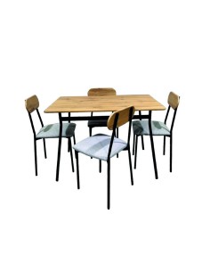 JUEGO MESA Y 4 SILLAS DENALI