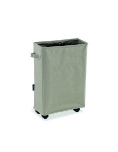 CESTO ROPA GRIS ALARGADO 39X18,5X58 CM.