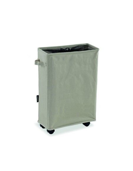 CESTO ROPA GRIS ALARGADO 39X18,5X58 CM.