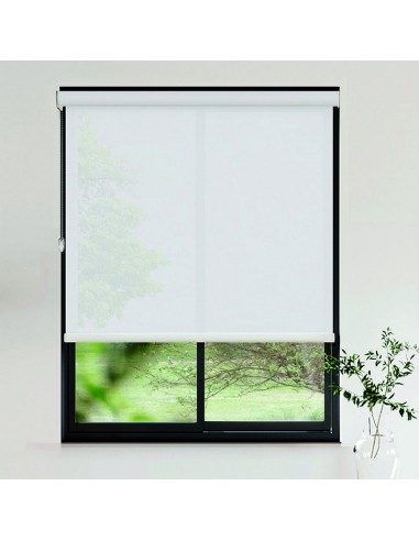 CORTINA ENROL.SUNSCREEN BLANCO 125X180
