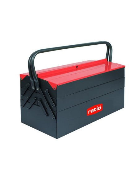 CAJA METALICA 63 PZAS.CHR-V 5 COMPARTIM.