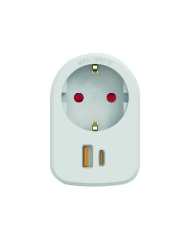 ADAPTADOR USB A+C 30 W SIMON