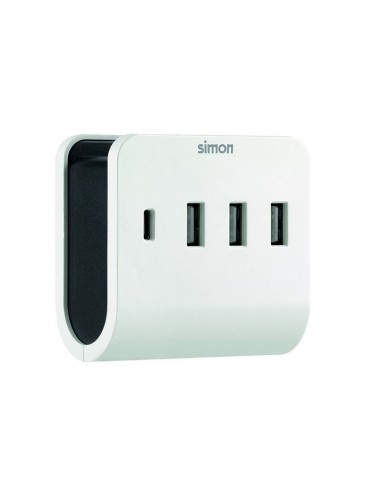 ADAPTADOR 3 USB A + USB C SIMON