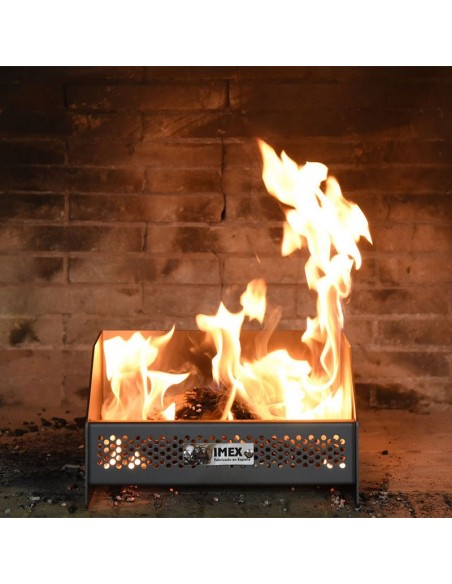 CESTA QUEMADOR  PELLETS. 30x25xh17 CM.