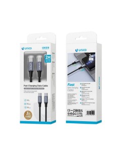 CABLE C-C 60W 3A 2M NEGRO UNICO 2