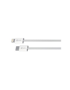 CABLE C-LIGHTNING 30W 3A 2M BLANCO UNICO