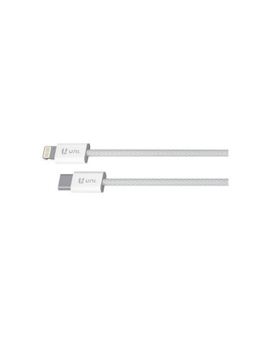 CABLE C-LIGHTNING 30W 3A 2M BLANCO UNICO