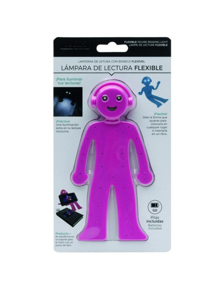 LAMPARA DE LECTURA FLEXIBLE 8x16 cm.