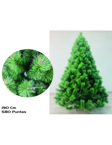 PINO NAVIDAD VERDE 190 CM. 580 PUNTAS