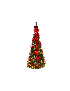 ARBOL NAVIDAD C/CINTA Y 100 LED 60X150CM