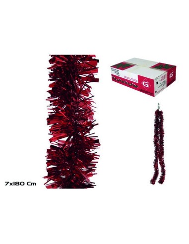 GUIRNALDA ROJO 7X180 CM.