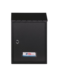 BUZON EXTERIOR MET. LAREDO. NEGRO.