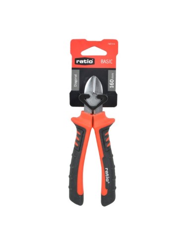 ALICATE CORTE DIAGONAL 160MM.RATIO BASIC