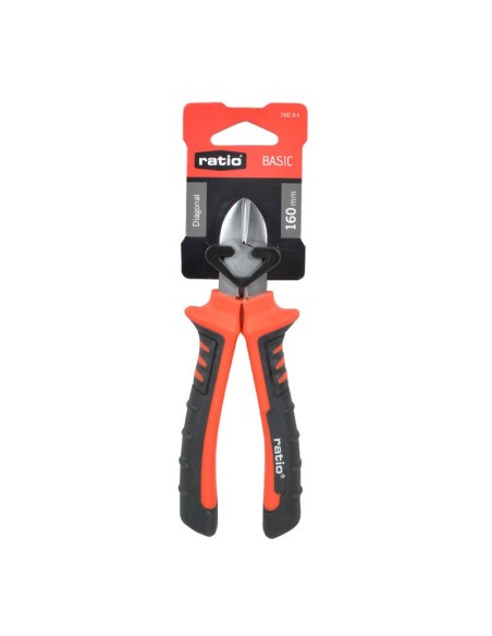 ALICATE CORTE DIAGONAL 160MM.RATIO BASIC