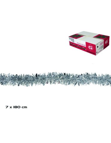 GUIRNALDA PLATA 7X180 CM.