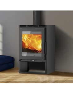 Estufa de leña Nilo Redpod Eco 8,1kW Negra