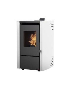 Estufa de pellet Serie First 6 kW White