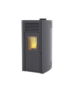 Estufa de pellet Serie First 10 kW Gris