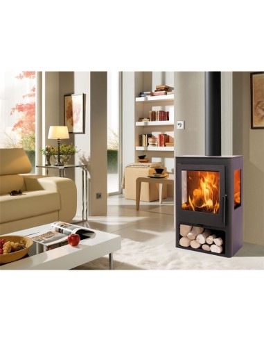 Estufa de leña Coral 3V Ecodesign Panadero