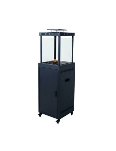 ESTUFA EXTERIOR GAS PREMIUM 9KW NEGRO