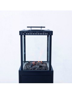 ESTUFA EXTERIOR GAS PREMIUM 9KW NEGRO 2