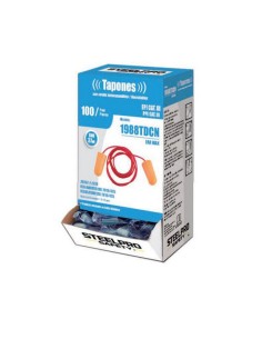 TAPON AUDITIVO  C/CORDON NARANJA.100 PAR 2