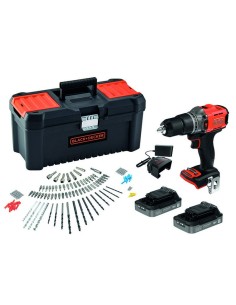 KIT TALADRO 18V 2 BAT 2,0 Ah CON 120 ACC