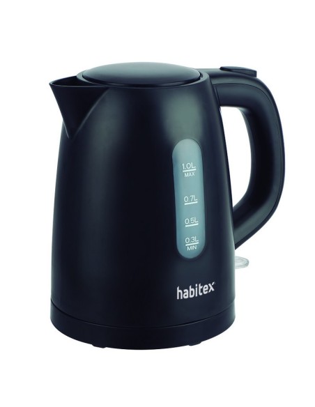 HERVIDOR AGUA 1 L NEGRO HABITEX