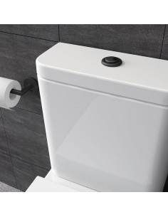 PULSADOR DOBLE FOMINAYA NEGRO MATE 2