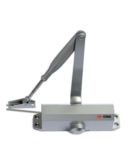 CIERRAPUERTAS 60470/7 RETENEDOR. PLATA.