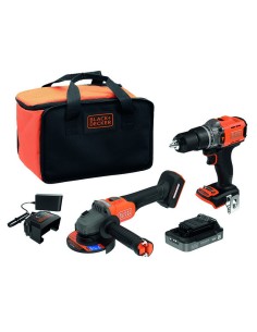 KIT TALADRO 18V + AMOLADORA 18V