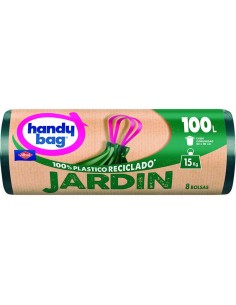 BOLSAS BASURA JARDIN 100L.8 UNIDADES