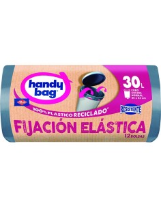 BOLSAS BASURA 30L.ELASTICA. 12 UNID