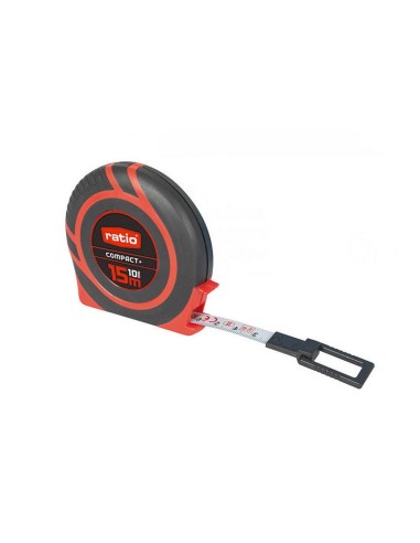 CINTA METRICA 15 M.FIBRA VIDRIO COMPACT