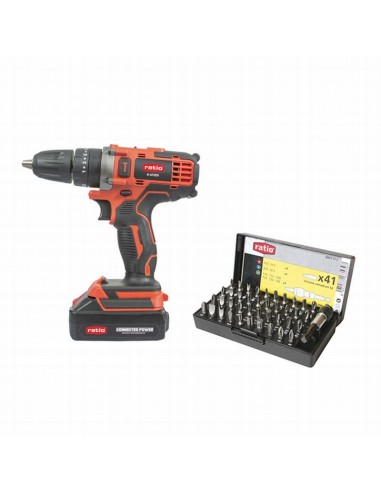 ATORNILLADOR RATIO R-AT20S + 41 PUNTAS