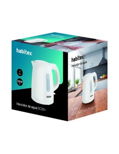 HERVIDOR AGUA 1 L BLANCO HABITEX 2