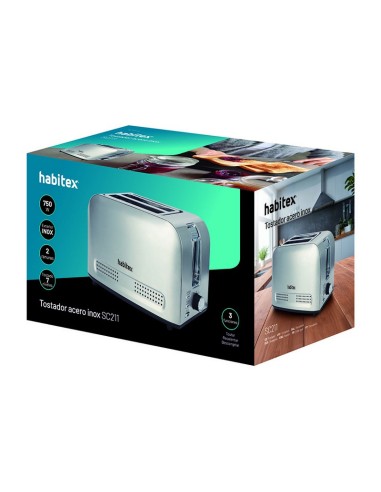 TOSTADOR 2 RANURAS METAL HABITEX