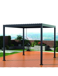 PÉRGOLA ALUM. CLIMÁTICA 300X300XH.235 CM