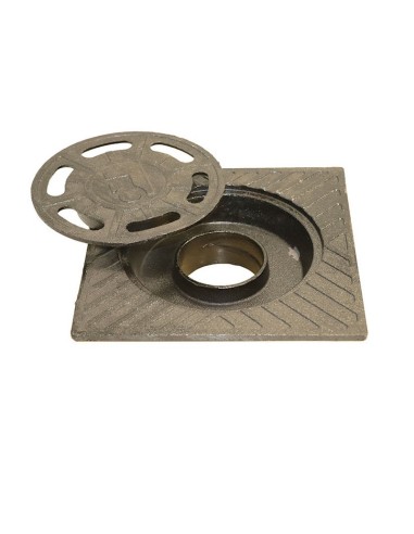 SUMIDERO DE FUNDICIÓN FORJA: 30 x 30